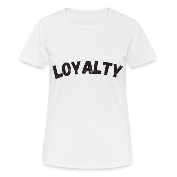 Loyauté - T-shirt respirant Femme - blanc - Devant - AI Model Female 172 dark (172cm)