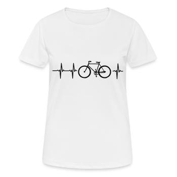 I LOVE MY BIKE! - Women's Breathable T-Shirt - white - Front - AI Model Female 172 dark (172cm)