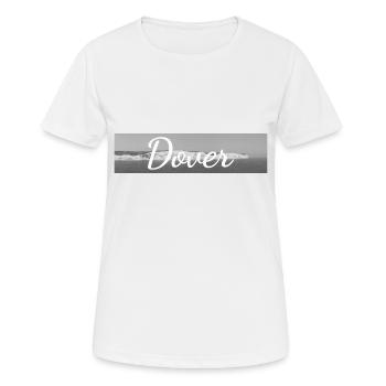 Retro Lettering at White Cliffs Dover Kent - Women's Breathable T-Shirt - white - Front - AI Model Female 172 dark (172cm)