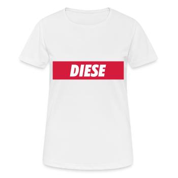 Ces - T-shirt respirant Femme - blanc - Devant - AI Model Female 172 dark (172cm)