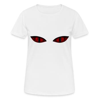 Evil eyes - Women's Breathable T-Shirt - white - Front - AI Model Female 172 dark (172cm)