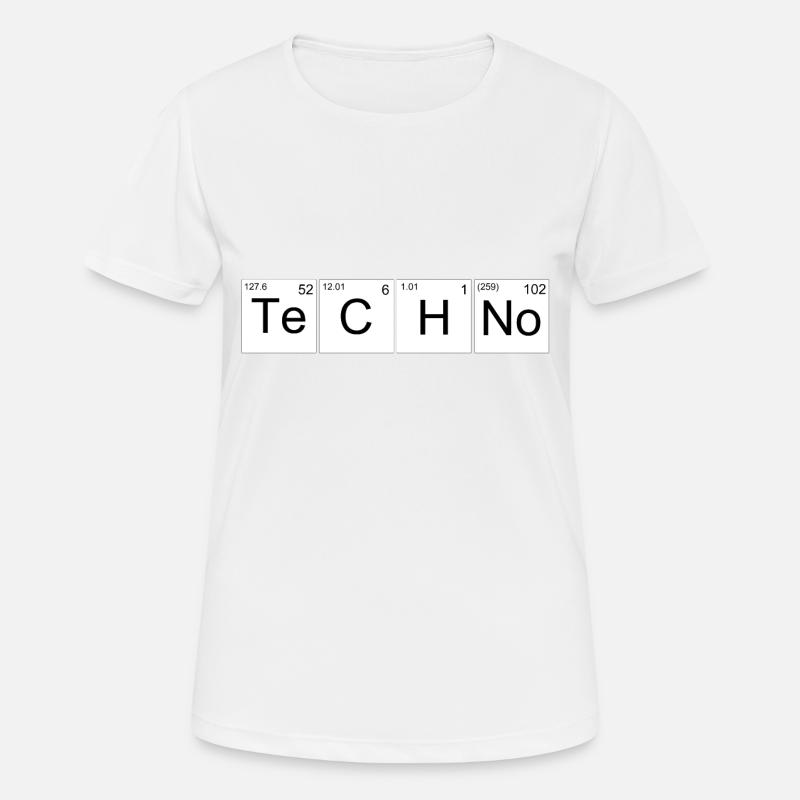 Techno - Women's Breathable T-Shirt - white