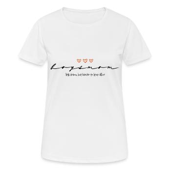 Boysmom - Keep them alive // Mom of Boys - Women's Breathable T-Shirt - white - Front - AI Model Female 172 dark (172cm)