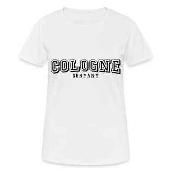 Cologne - T-shirt respirant Femme - blanc - Devant - AI Model Female 172 dark (172cm)