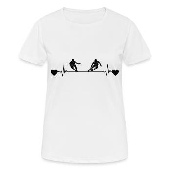 Basketball Basketballspieler Basketballteam - Frauen T-Shirt atmungsaktiv - Weiß - Vorne - AI Model Female 172 dark (172cm)
