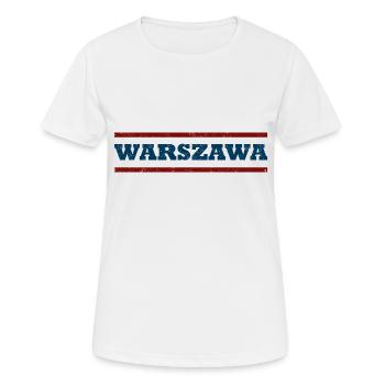 Varsovie - T-shirt respirant Femme - blanc - Devant - AI Model Female 172 dark (172cm)