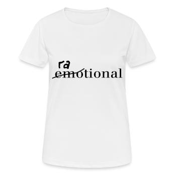 Emotional - Women's Breathable T-Shirt - white - Front - AI Model Female 172 dark (172cm)