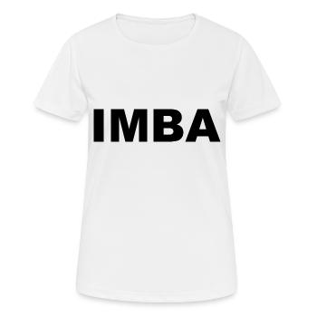 IMBA BLANC - T-shirt respirant Femme - blanc - Devant - AI Model Female 172 dark (172cm)