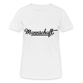 Team - Women's Breathable T-Shirt - white - Front - AI Model Female 172 dark (172cm)