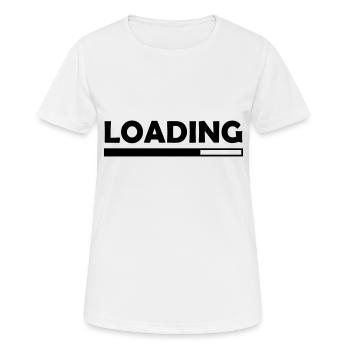 Loading - Women's Breathable T-Shirt - white - Front - AI Model Female 172 dark (172cm)