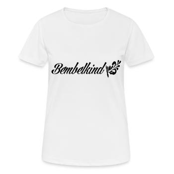 Bembelkind Frankfurt - Frauen T-Shirt atmungsaktiv - Weiß - Vorne - AI Model Female 172 dark (172cm)