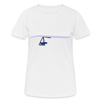 Drachenflieger - Frauen T-Shirt atmungsaktiv - Weiß - Vorne - AI Model Female 172 dark (172cm)