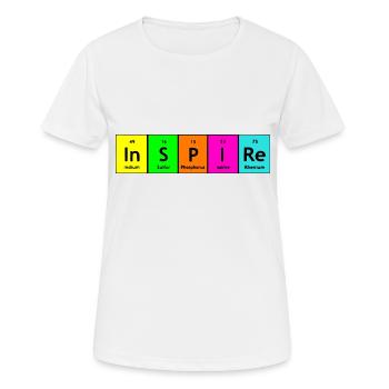 Inspire- Inspired periodic table colorful - Women's Breathable T-Shirt - white - Front - AI Model Female 172 dark (172cm)
