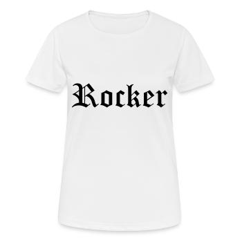 bascule - T-shirt respirant Femme - blanc - Devant - AI Model Female 172 dark (172cm)