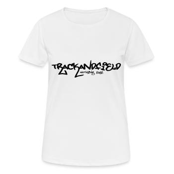 Track and Field - Nothing Else - Athletics - Women's Breathable T-Shirt - white - Front - AI Model Female 172 dark (172cm)