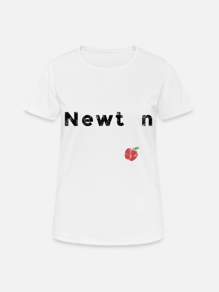Isaac Newton - T-shirt respirant Femme - blanc
