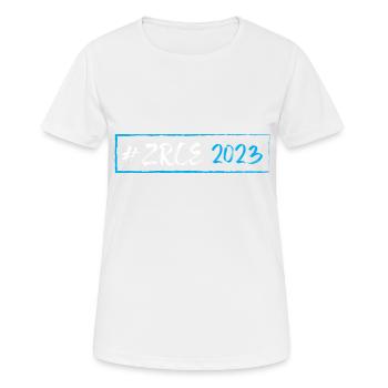 Zrce 2023 - Frauen T-Shirt atmungsaktiv - Weiß - Vorne - AI Model Female 172 dark (172cm)