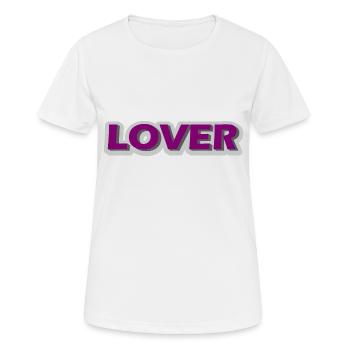 Amant - T-shirt respirant Femme - blanc - Devant - AI Model Female 172 dark (172cm)