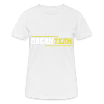 Dream Team - Women's Breathable T-Shirt - white - Front - AI Model Female 172 dark (172cm)