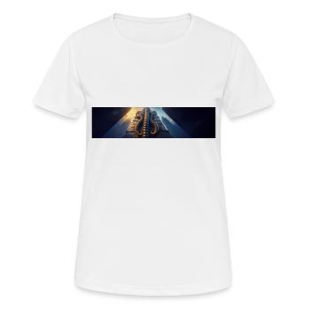 Rise of Mutant Monster – Apocalypse des vers géants - T-shirt respirant Femme - blanc - Devant - AI Model Female 172 dark (172cm)