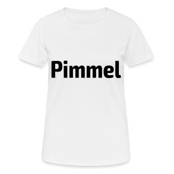 Pimmel Tail Hommes Humour Satire Sarcasme Blague - T-shirt respirant Femme - blanc - Devant - AI Model Female 172 dark (172cm)