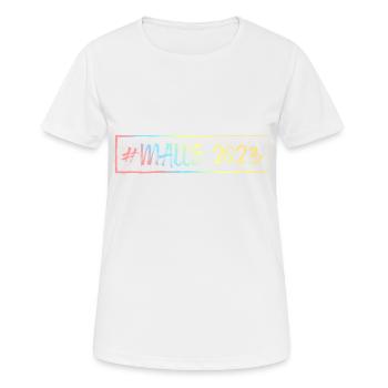 Malle 2023 - T-shirt respirant Femme - blanc - Devant - AI Model Female 172 dark (172cm)
