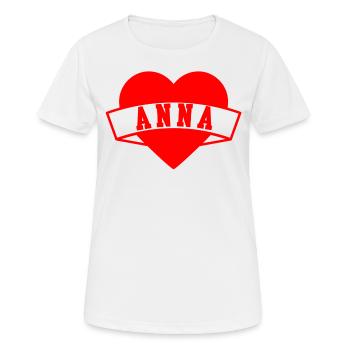 Anna Herzen - Women's Breathable T-Shirt - white - Front - AI Model Female 172 dark (172cm)