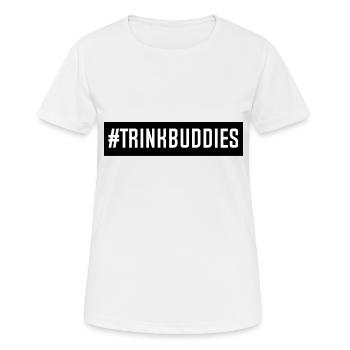 copains potable - T-shirt respirant Femme - blanc - Devant - AI Model Female 172 dark (172cm)