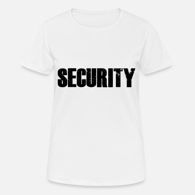 Security - Women's Breathable T-Shirt - white
