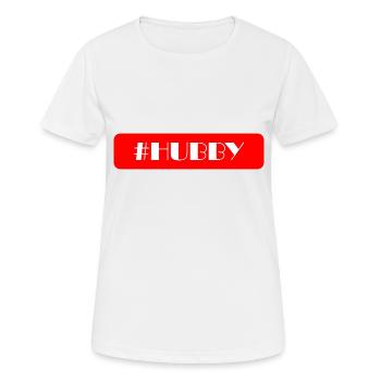 Ehemann Text - Frauen T-Shirt atmungsaktiv - Weiß - Vorne - AI Model Female 172 dark (172cm)