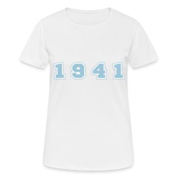 1941 Year Number - Women's Breathable T-Shirt - white - Front - AI Model Female 172 dark (172cm)