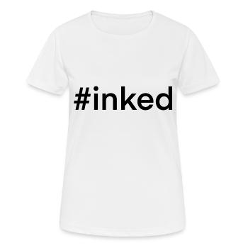 Tattoo inked T-Shirt - Women's Breathable T-Shirt - white - Front - AI Model Female 172 dark (172cm)