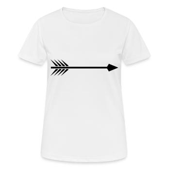 Arrow - Women's Breathable T-Shirt - white - Front - AI Model Female 172 dark (172cm)
