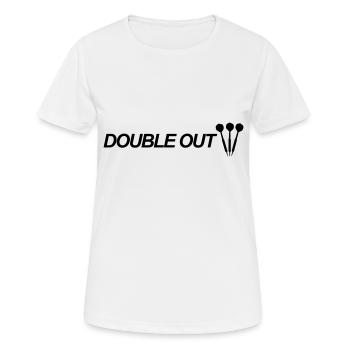 dart,dartscheibe,180,triple,dartpfeil,verein,steel - Frauen T-Shirt atmungsaktiv - Weiß - Vorne - AI Model Female 172 dark (172cm)