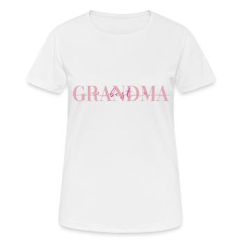 Beste Oma Geschenk Familie Großmutter Geschenke - Frauen T-Shirt atmungsaktiv - Weiß - Vorne - AI Model Female 172 dark (172cm)