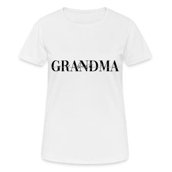 Beste Oma Geschenk Familie Großmutter Geschenke - Frauen T-Shirt atmungsaktiv - Weiß - Vorne - AI Model Female 172 dark (172cm)