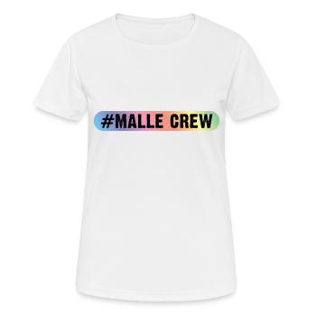 Malle Crew - Women's Breathable T-Shirt - white - Front - AI Model Female 172 dark (172cm)