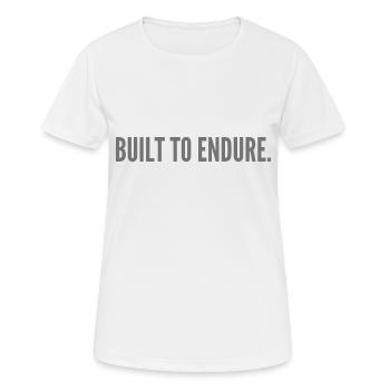 Built to Endure - Women's Breathable T-Shirt - white - Front - AI Model Female 172 dark (172cm)