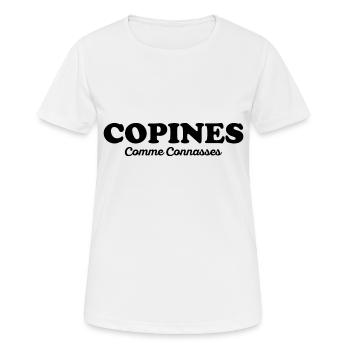 girlfriends as - Women's Breathable T-Shirt - white - Front - AI Model Female 172 dark (172cm)