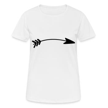 arrow - Women's Breathable T-Shirt - white - Front - AI Model Female 172 dark (172cm)