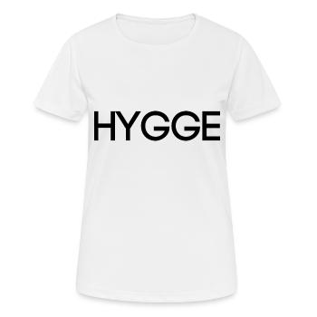 Hygge - Tradition danoise - Attitude à l’égard de la vie - Nice - T-shirt respirant Femme - blanc - Devant - AI Model Female 172 dark (172cm)