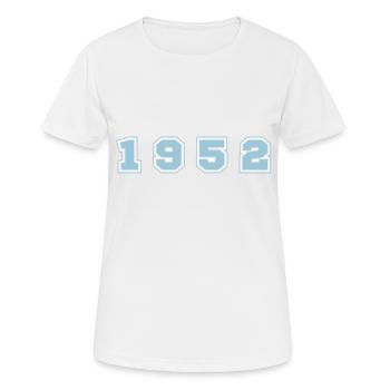 1952 Year Number - Women's Breathable T-Shirt - white - Front - AI Model Female 172 dark (172cm)