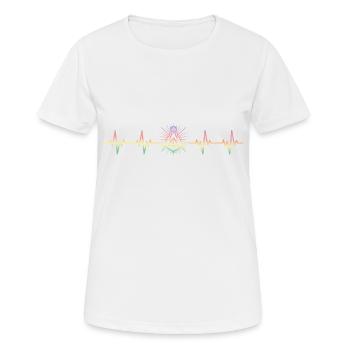 Masonic Tshirt, Masonic Gift - Women's Breathable T-Shirt - white - Front - AI Model Female 172 dark (172cm)