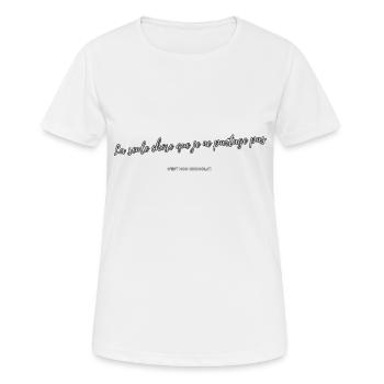 I don't share - Women's Breathable T-Shirt - white - Front - AI Model Female 172 dark (172cm)