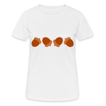 Glands - T-shirt respirant Femme - blanc - Devant - AI Model Female 172 dark (172cm)