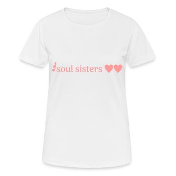 Amis - T-shirt respirant Femme - blanc - Devant - AI Model Female 172 dark (172cm)