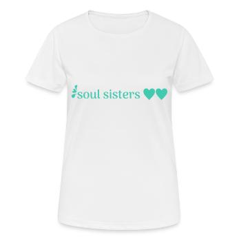 amis - T-shirt respirant Femme - blanc - Devant - AI Model Female 172 dark (172cm)