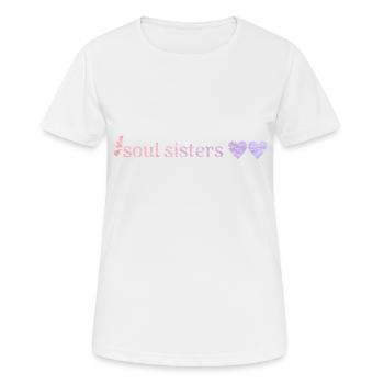 amis - T-shirt respirant Femme - blanc - Devant - AI Model Female 172 dark (172cm)