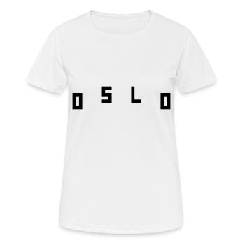 Oslo - T-shirt respirant Femme - blanc - Devant - AI Model Female 172 dark (172cm)