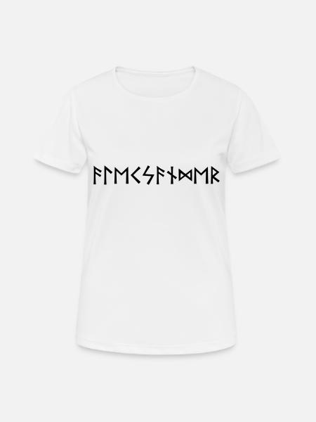 Name - Alexander - in Runen - Frauen T-Shirt atmungsaktiv - Weiß